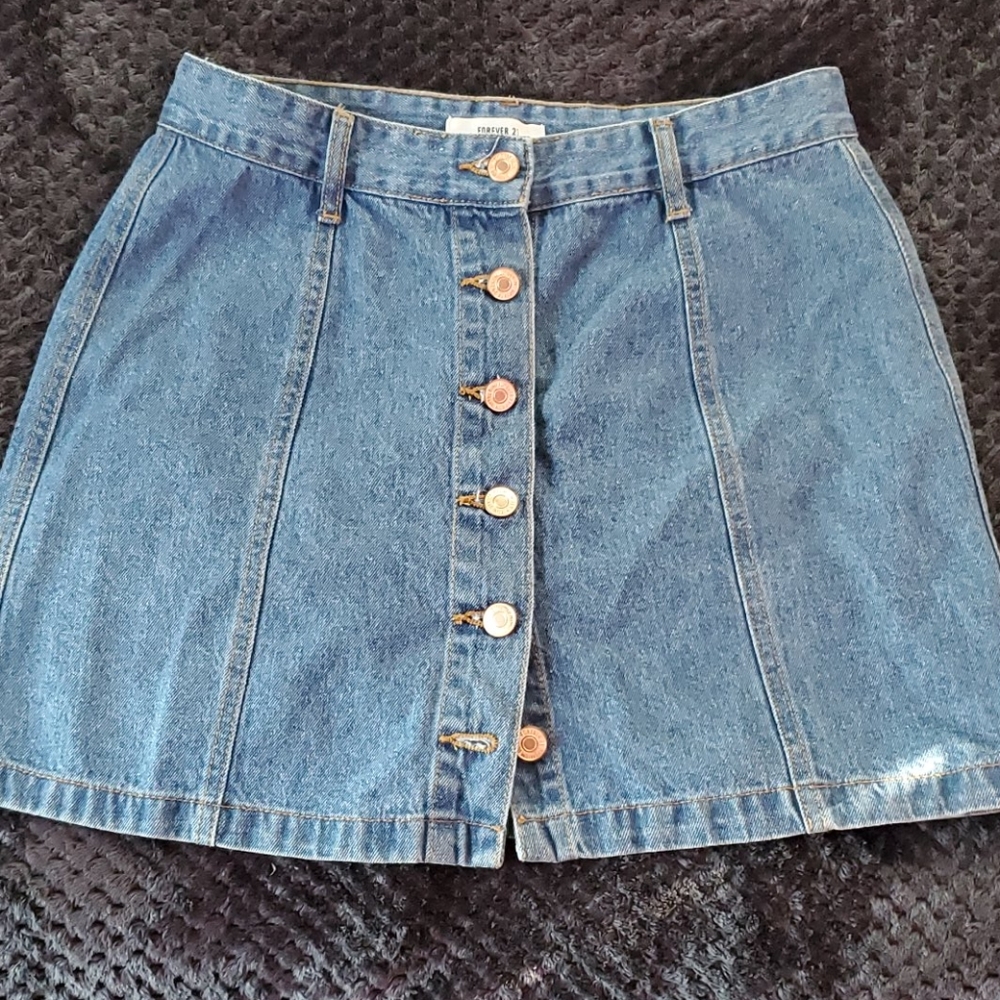 Jean Mini Skirt